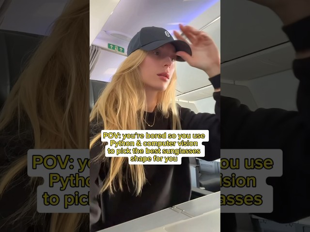 Using Python & computer vision to pick up the best sunglasses! How did it do? #tech #python