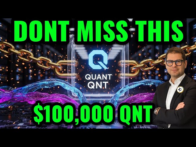 🚨$100K QNT The Trillion-Dollar Integration! Quant and Canton Launch Institutional Mass Adoption!