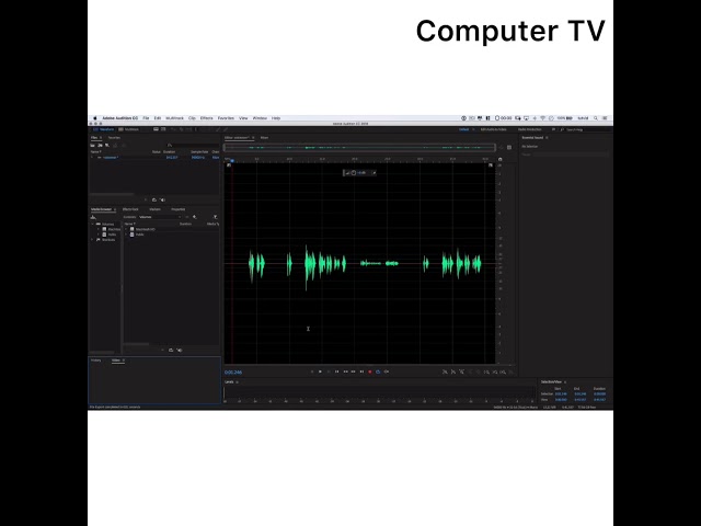 Computer TV - 0005 - Sound editng