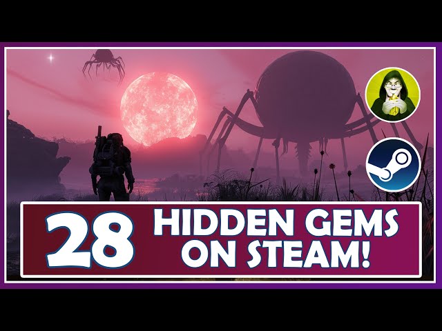 28 HIDDEN GEMS & UNDERRATED GAMES on Steam!
