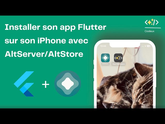 Installer son app (FLUTTER) sur iPhone avec ALTSERVER/ALTSTORE