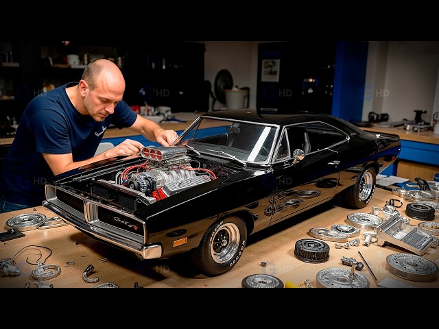 MAN Builds an AMAZING $7,000 SCALE CAR with REAL Working Engine & Air Suspension | @septemberflow