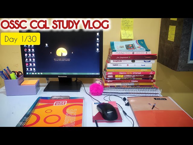 Day 1 | OSSC CGL | Study With Me | 30 Days Study Challenge