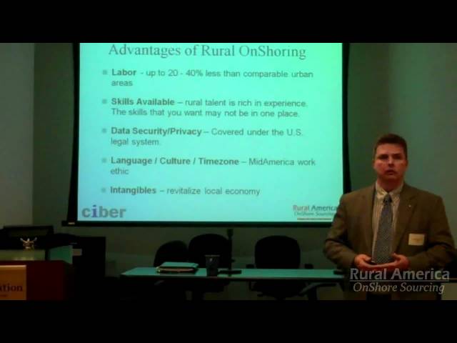 Rural Sourcing: The OnShoring Advantage - part 2