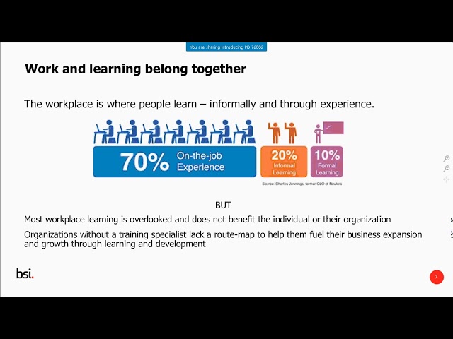 Webinar PD 76006 – Learning and Development