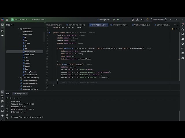 Java Inheritance Part 2 | Object-Oriented Programming with Real-Time Examples | TechM Academy