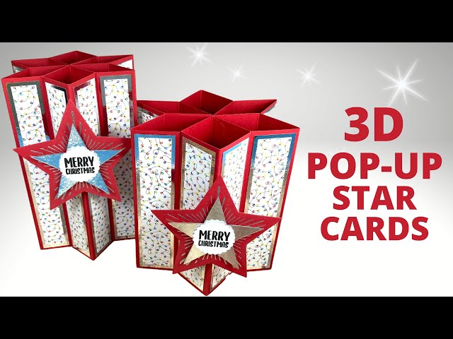 3D Pop Up Star Card | 2 Sizes | No Specialty Dies Needed!!!