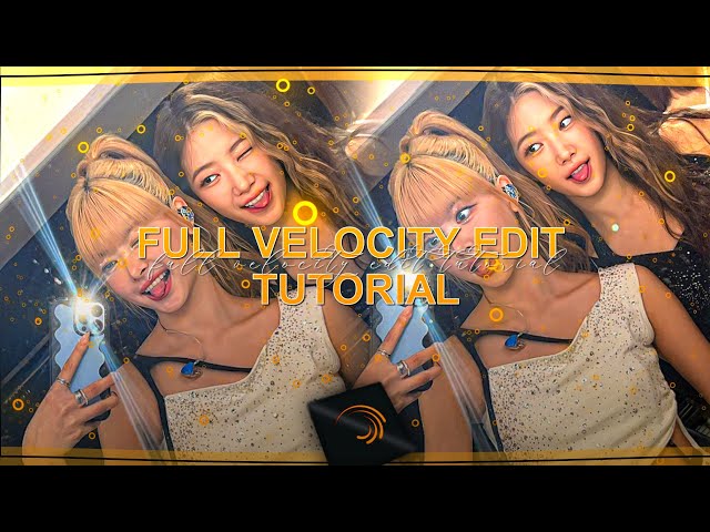 Full Velocity Edit Tutorial on Alight Motion//Jeon Minji