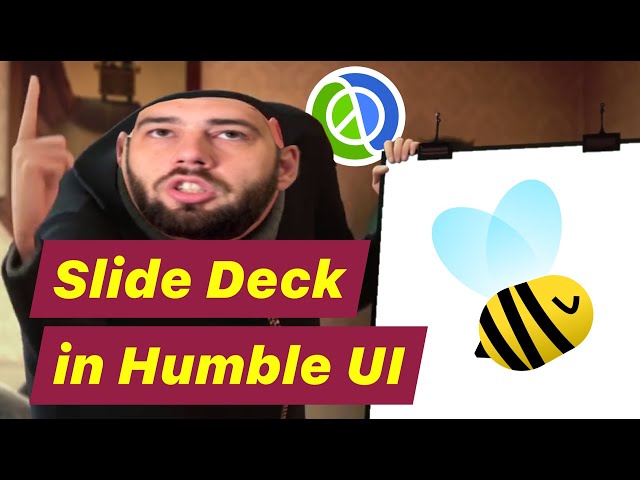 Building slide deck in Humble UI