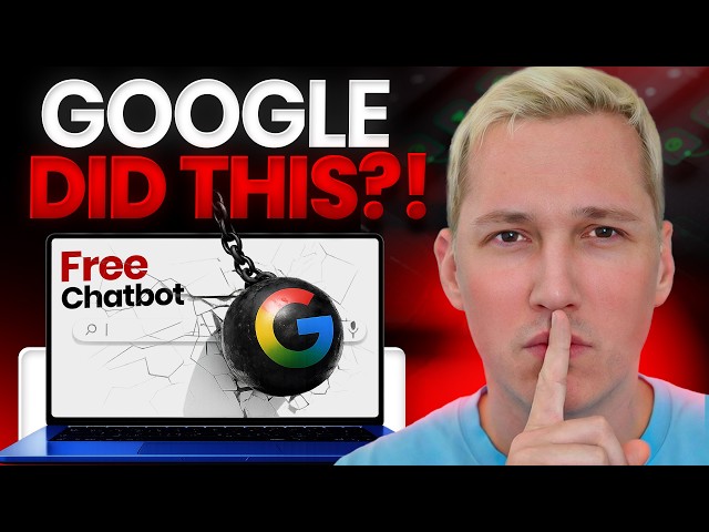 Google's FREE Chatbot Just WIPED OUT Expensive Chatbot Platforms (No Subscriptions Needed)