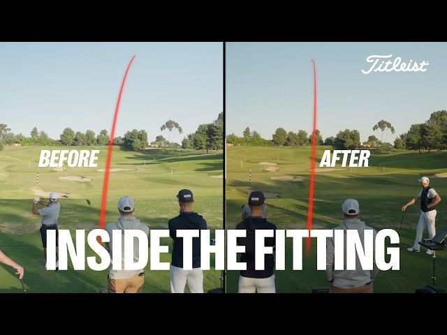 Before and After a Driver Fitting with Titleist