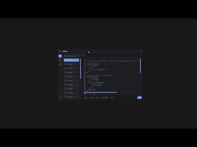 ImGui interface LSexe With Lua executor ( Join My Discord in my Bio!)