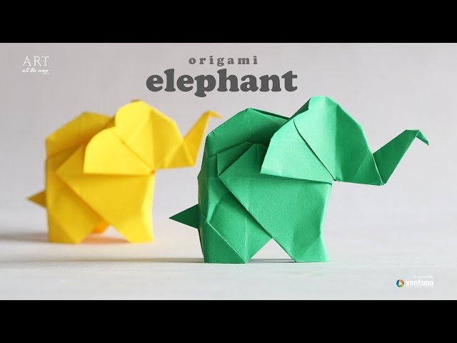 Origami Elephant Tutorial (Fumiaki Kawahata) | Step by Step Paper Folding