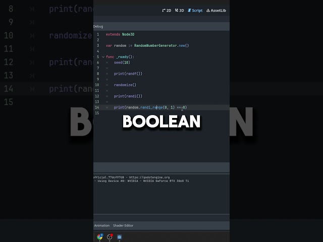 How To Use Random Numbers In Godot