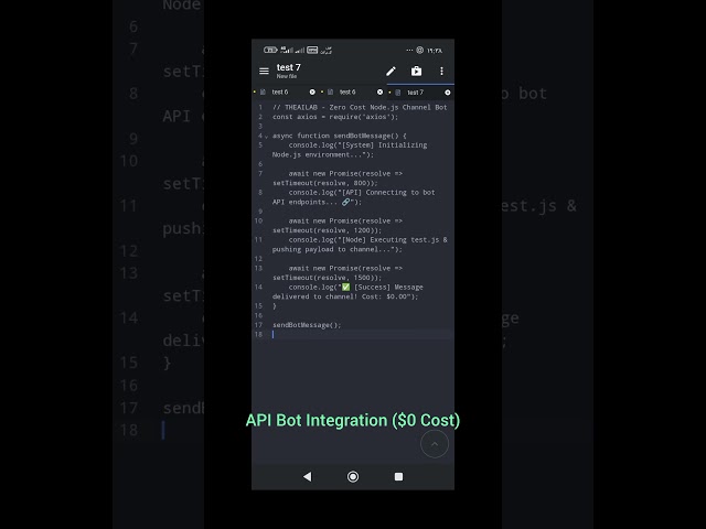 Build a Node.js Bot for $0! (API Hack) 🤖