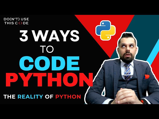 How do I choose the "best" coding strategy? | The Reality of Python Part 2