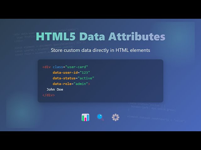 HTML5 Data Attributes: Store Custom Data in HTML Elements Easily!