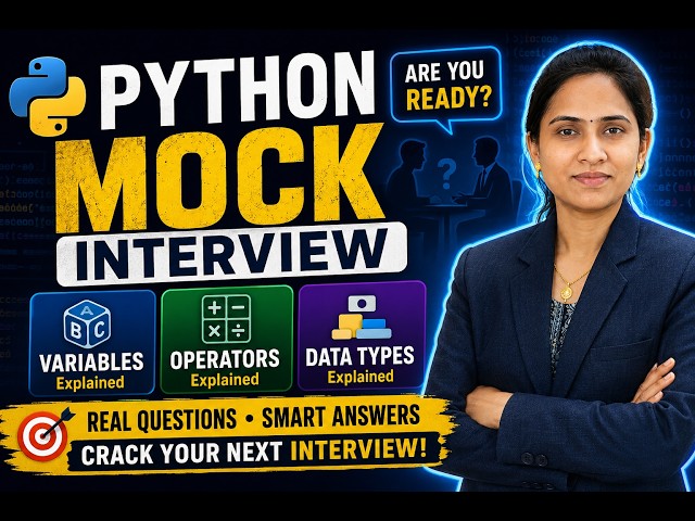 Python mock interview| Variable|For and While Loop #interview #python