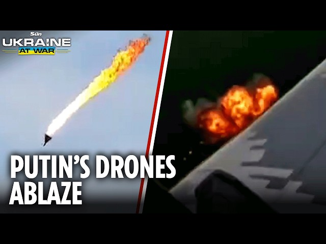 Ukrainian gunner shoots down Russian Shahed drones from plane's open cockpit