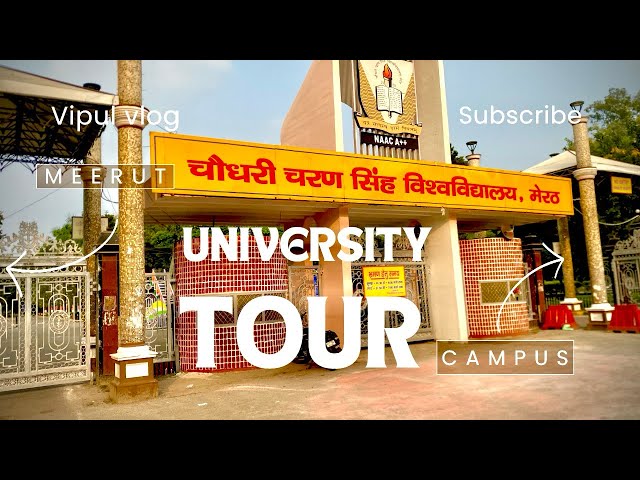 CCSU Meerut University Tour | Full Campus Guide | Departments, VC Office, Marksheet & Migration Info