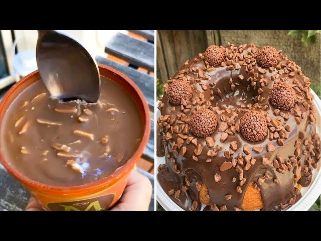 So Delicious MELTED Chocolate Cake Recipe | Most Amazing Cake Hack Tutorial | Satisfying Cake Video