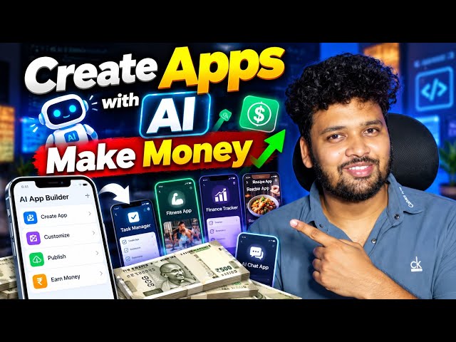 How to Create Apps with AI & Make Money | Step-by-Step Guide 🚀