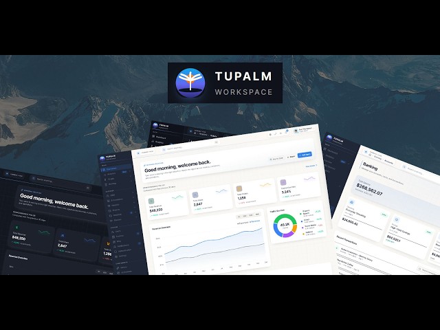 Tupalm — Modern Responsive Web Templates Built with Next.js, React, and Vue.