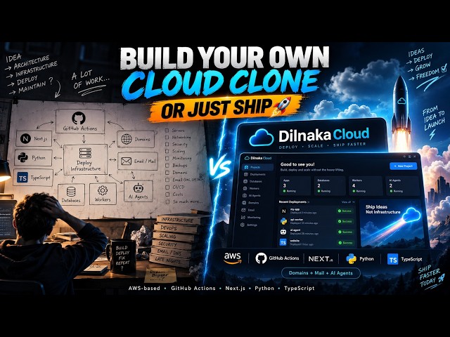 🚀 Build Your Own Cloud Platform… or Just SHIP with Dilnaka Cloud! | AWS + GitHub Actions ⚡