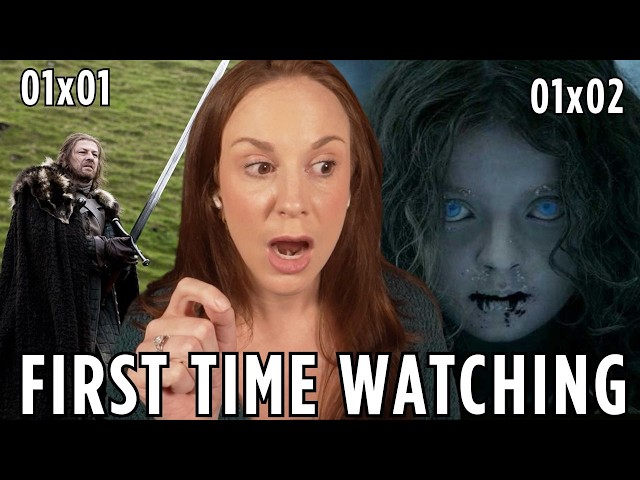 starting GAME OF THRONES for the VERY FIRST TIME * reaction and commentary * 01x01 * 01x02