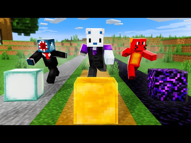 Who Can Find the Minecraft Block First?