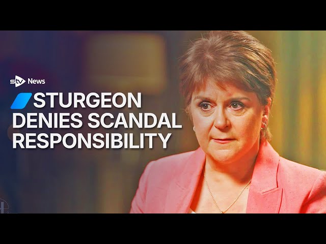 Sturgeon denies any responsibility for SNP funding scandal