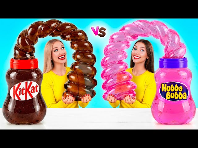 Desafío de Comida Gomosa vs Comida de Chocolate | Batalla de Cocina Loca por Multi DO Challenge