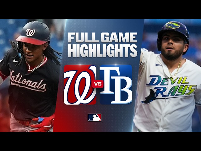 NATIONALS vs. RAYS Full Game Highlights (6/19/26) | MLB Highlights