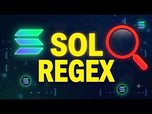 Learn how to detect Solana wallet addresses using Regular Expressions (Regex)
