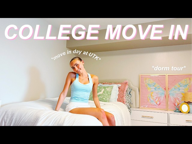 COLLEGE MOVE IN VLOG at utk *vlog + dorm tour*
