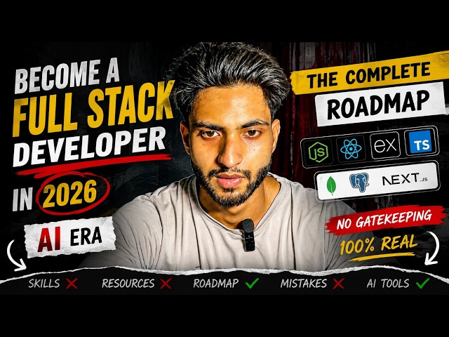 Full stack web developer roadmap || kodebeast