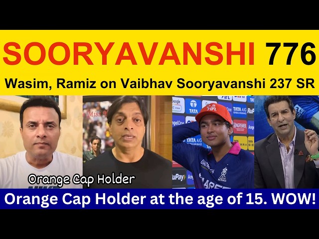 Pak media crying on Vaibhav Suryavanshi Orange Cap Holder IPL 2026 | Vaibhav Sooryavanshi Pak react