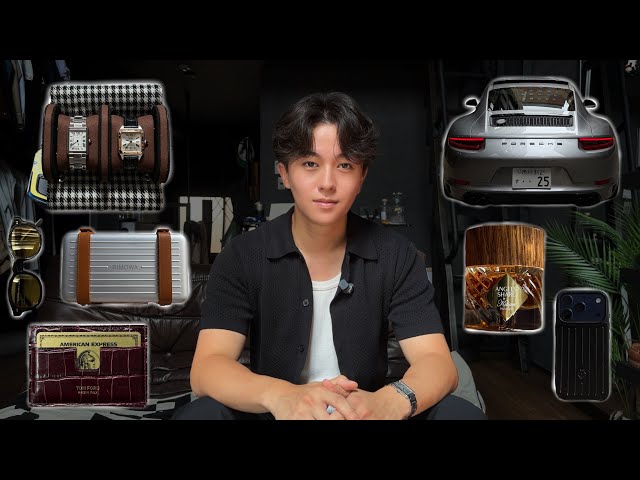 Boy essentials | watch, car, bag, card case and perfume…