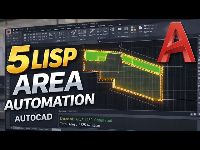 "5 LISP Area Automation AutoCAD: CAD Tutorial"