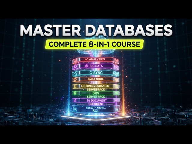 Master Databases in One Video! (Complete 8-in-1 Course) | Complete Database Course 2026