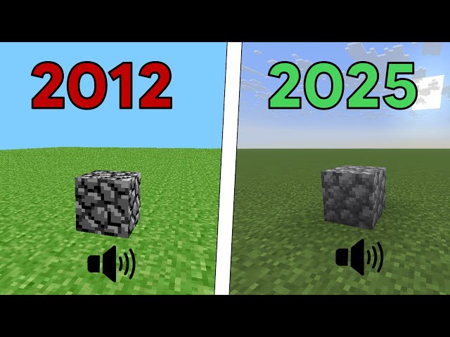 Minecraft OLD Sounds vs New Sounds (2012 - 2025)