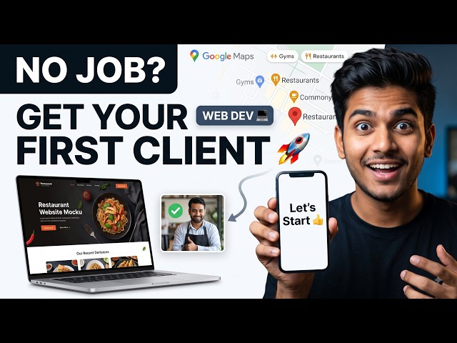 How to Get Your First Freelance Client With Web Development 💻🚀 | No Job? No Internship?
