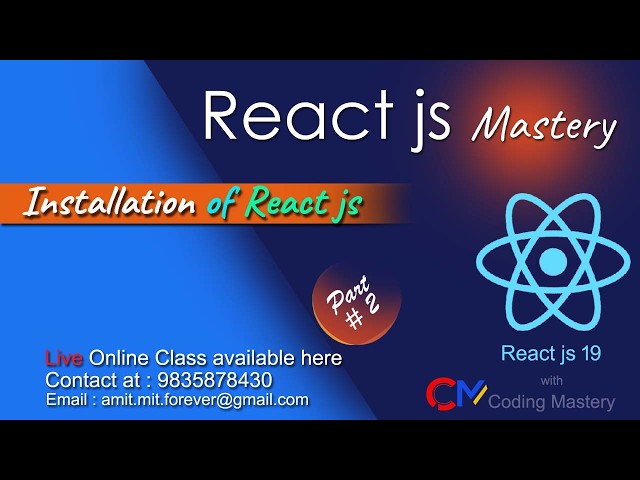 React.js Full Course in Hindi #2 | React.js Installation in Hindi | Installation of React js