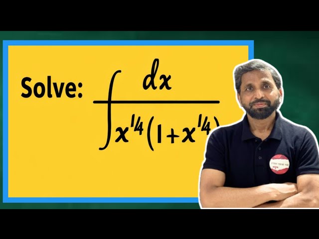 Integration of 1/x^1/4 (1+x^1/4) @StudyPointPro 