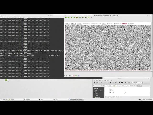 highspeedTGXf download decode in Linux