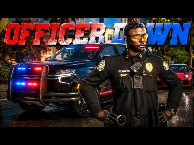 Officer in Distress in GTA 5 RP