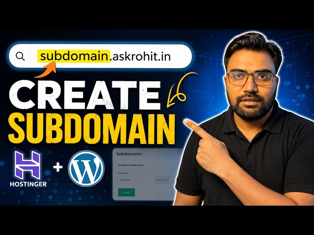 How to Create a Subdomain in Hostinger & Install WordPress in 2 Minutes (Step-by-Step 2026)