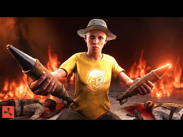 Rust - WHEN A CLAN TRIES TO ONLINE RAID A SOLO