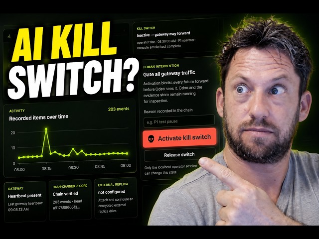 I Built a Mission Control Dashboard for AI Agents (Kill Switch Included!)