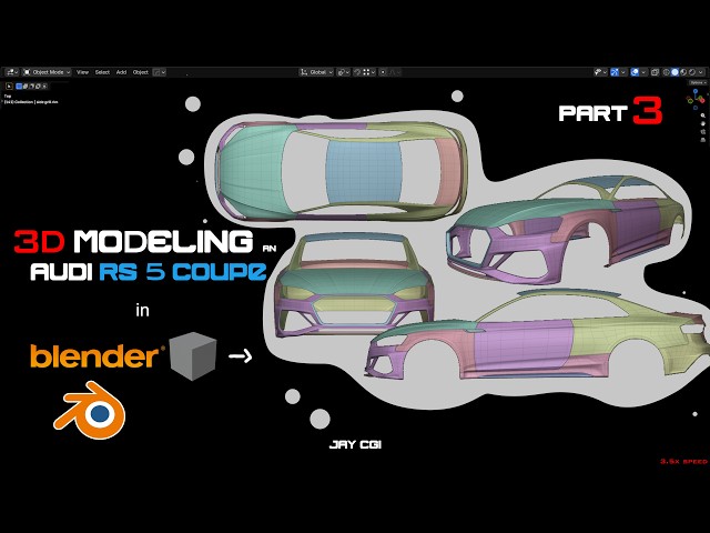 How to Model a Car in Blender | Audi RS5 Coupe Tutorial (Part 3)